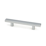 This is an image showing From The Anvil - Satin Chrome Scully Pull Handle - Small available from T.H Wiggans Architectural Ironmongery in Kendal, quick delivery and discounted prices