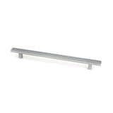 This is an image showing From The Anvil - Satin Chrome Scully Pull Handle - Large available from T.H Wiggans Architectural Ironmongery in Kendal, quick delivery and discounted prices