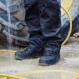 This is an image of DeWalt - Waterproof Safety Hiker Newark Black 6 available to order from T.H Wiggans Architectural Ironmongery in Kendal, quick delivery and discounted prices.