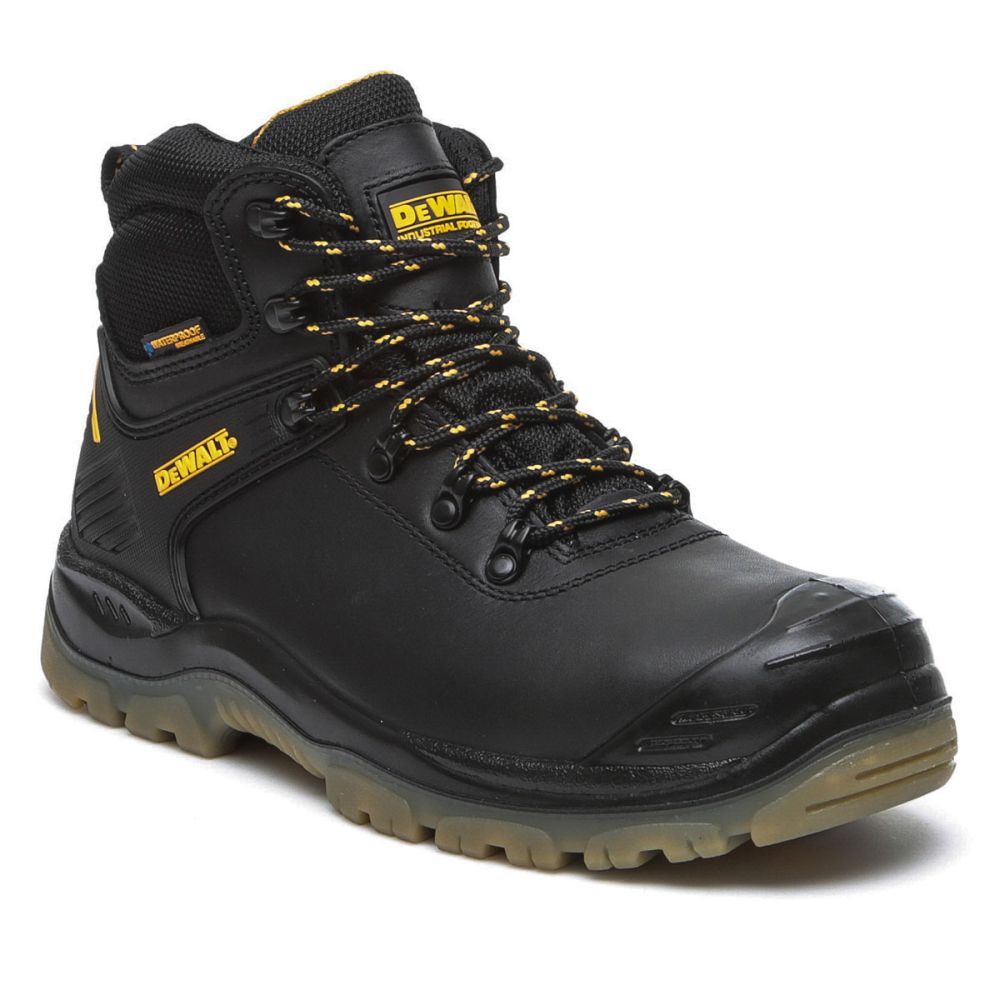 This is an image of DeWalt - Waterproof Safety Hiker Newark Black 10 available to order from T.H Wiggans Architectural Ironmongery in Kendal, quick delivery and discounted prices.