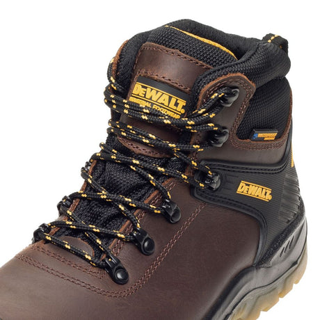 This is an image of DeWalt - Waterproof Safety Hiker Newark Brown 11 available to order from T.H Wiggans Architectural Ironmongery in Kendal, quick delivery and discounted prices.