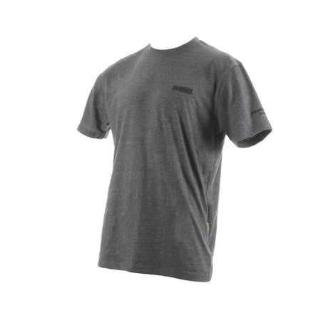 This is an image of DeWalt - Charcoal Grey T-Shirt Typhoon T-Shirt L available to order from T.H Wiggans Architectural Ironmongery in Kendal, quick delivery and discounted prices.