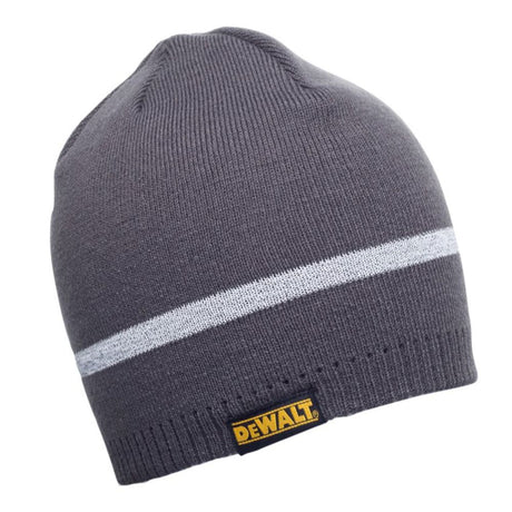 This is an image of DeWalt - Reflective Beanie Hat Knitted Beanie available to order from T.H Wiggans Architectural Ironmongery in Kendal, quick delivery and discounted prices.
