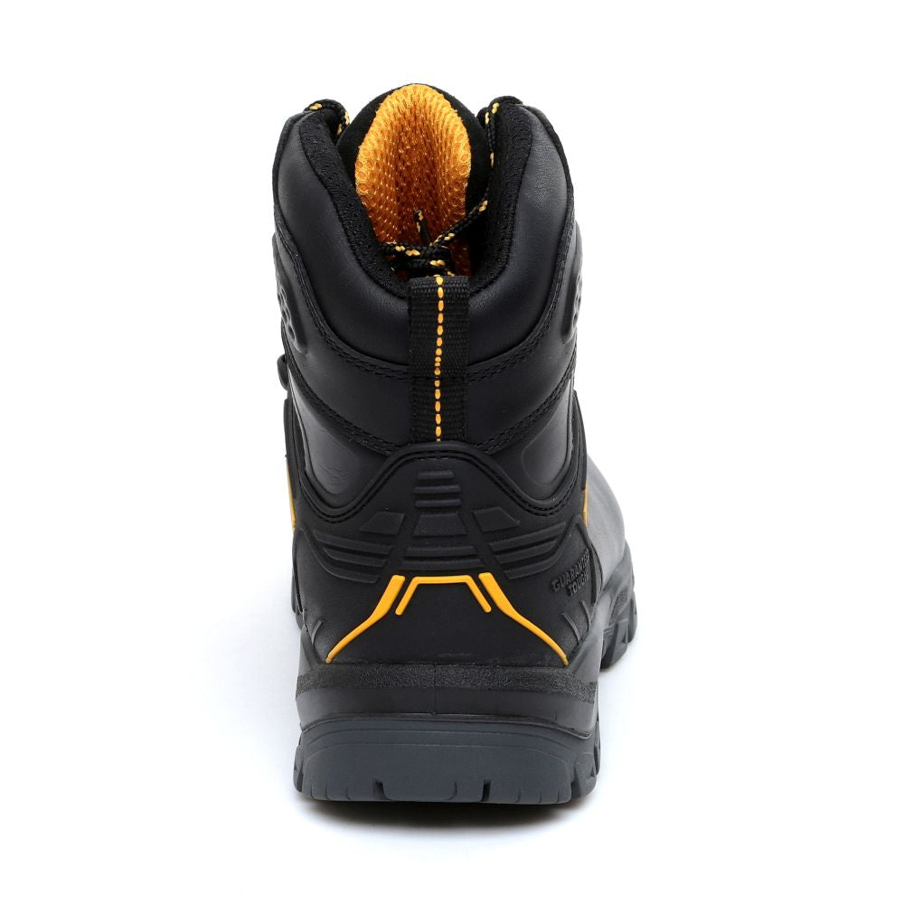 This is an image of DeWalt - Black Non-Metallic Waterproof Safety Boot Springfield 12 available to order from T.H Wiggans Architectural Ironmongery in Kendal, quick delivery and discounted prices.