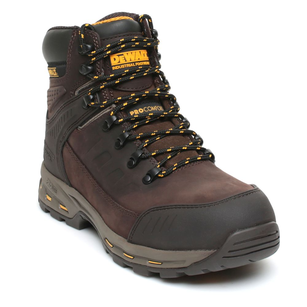 This is an image of DeWalt - Brown Pro Lite Safety Boot Kirksville 11 available to order from T.H Wiggans Architectural Ironmongery in Kendal, quick delivery and discounted prices.