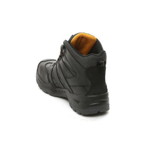 This is an image of DeWalt - Black Waterproof Safety Boot Murray 12 available to order from T.H Wiggans Architectural Ironmongery in Kendal, quick delivery and discounted prices.