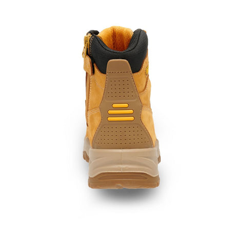 This is an image of DeWalt - Wheat Side Zip Safety Boot Jamestown 7 available to order from T.H Wiggans Architectural Ironmongery in Kendal, quick delivery and discounted prices.