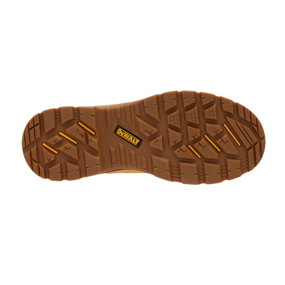 This is an image of DeWalt - Wheat Side Zip Safety Boot Jamestown 12 available to order from T.H Wiggans Architectural Ironmongery in Kendal, quick delivery and discounted prices.