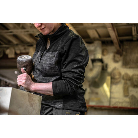 This is an image of DeWalt - Ladies Quarter Zip Charlotte QTR Zip 16 available to order from T.H Wiggans Architectural Ironmongery in Kendal, quick delivery and discounted prices.