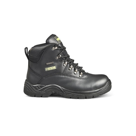 This is an image of Apache - Black Waterproof Safety Hiker SS812SM 13 available to order from T.H Wiggans Architectural Ironmongery in Kendal, quick delivery and discounted prices.