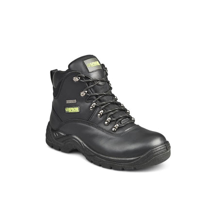 This is an image of Apache - Black Waterproof Safety Hiker SS812SM 13 available to order from T.H Wiggans Architectural Ironmongery in Kendal, quick delivery and discounted prices.