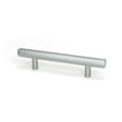 This is an image showing From The Anvil - Satin Chrome Kahlo Pull Handle - Small available from T.H Wiggans Architectural Ironmongery in Kendal, quick delivery and discounted prices