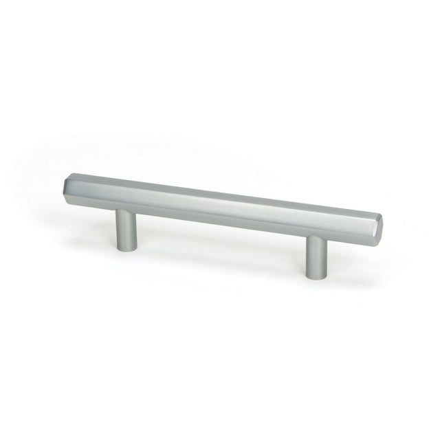 This is an image showing From The Anvil - Satin Chrome Kahlo Pull Handle - Small available from T.H Wiggans Architectural Ironmongery in Kendal, quick delivery and discounted prices