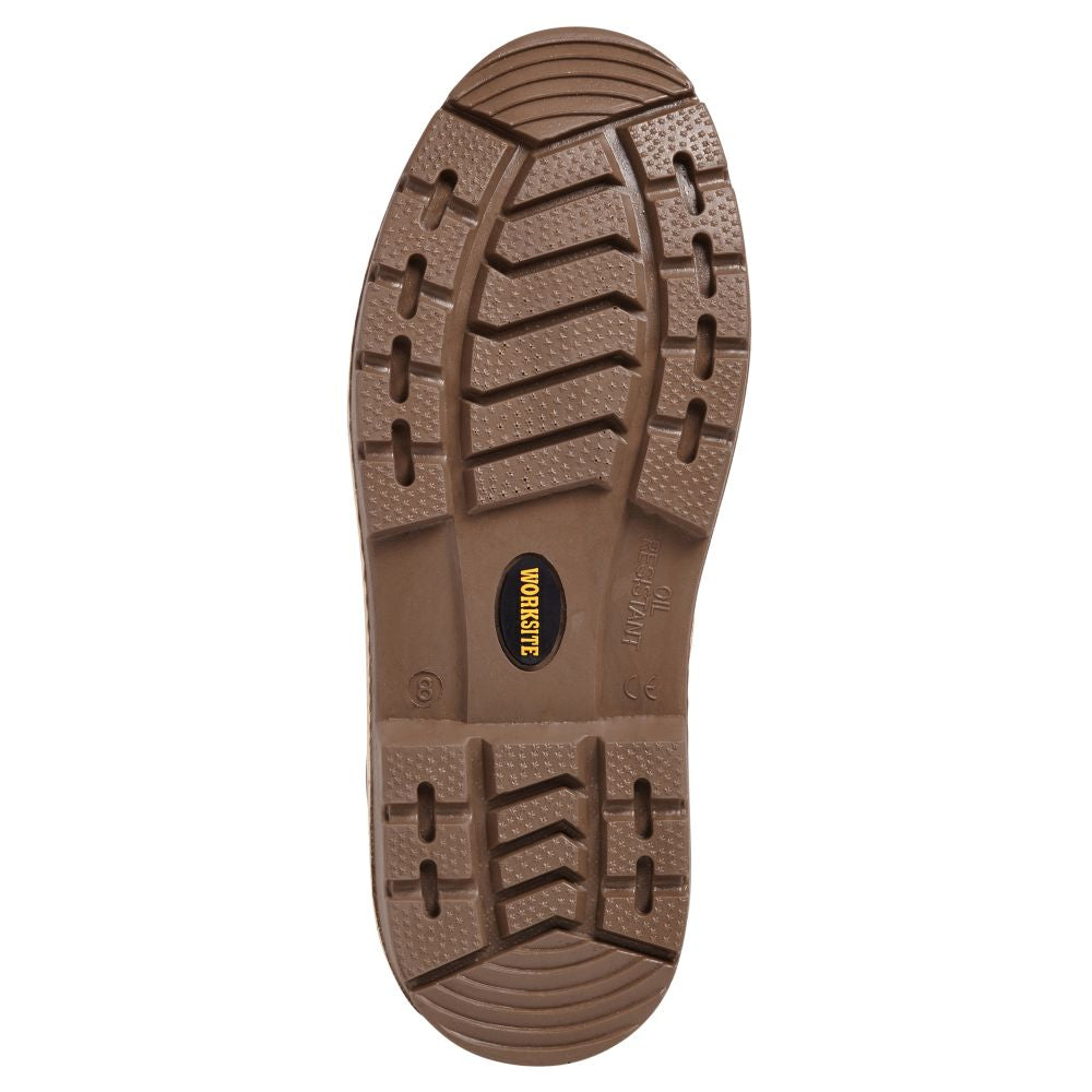 This is an image of Work Site - Wheat 6'' Safety Boot SS613SM 7 available to order from T.H Wiggans Architectural Ironmongery in Kendal, quick delivery and discounted prices.