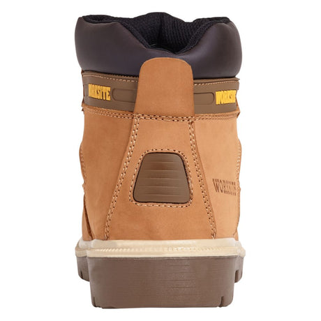 This is an image of Work Site - Wheat 6'' Safety Boot SS613SM 13 available to order from T.H Wiggans Architectural Ironmongery in Kendal, quick delivery and discounted prices.