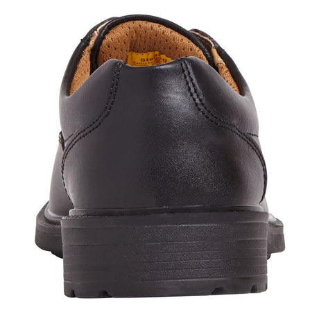 This is an image of City Knights - Black Oxford Safety Shoe SS501CM 12 available to order from T.H Wiggans Architectural Ironmongery in Kendal, quick delivery and discounted prices.