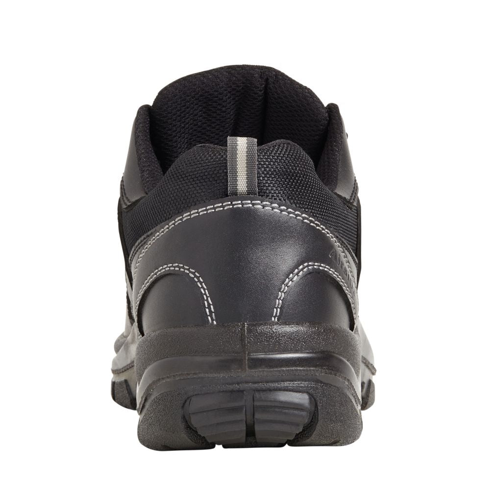 This is an image of Airside - Black Non-Metallic Safety Shoe SS705CM 4 available to order from T.H Wiggans Architectural Ironmongery in Kendal, quick delivery and discounted prices.