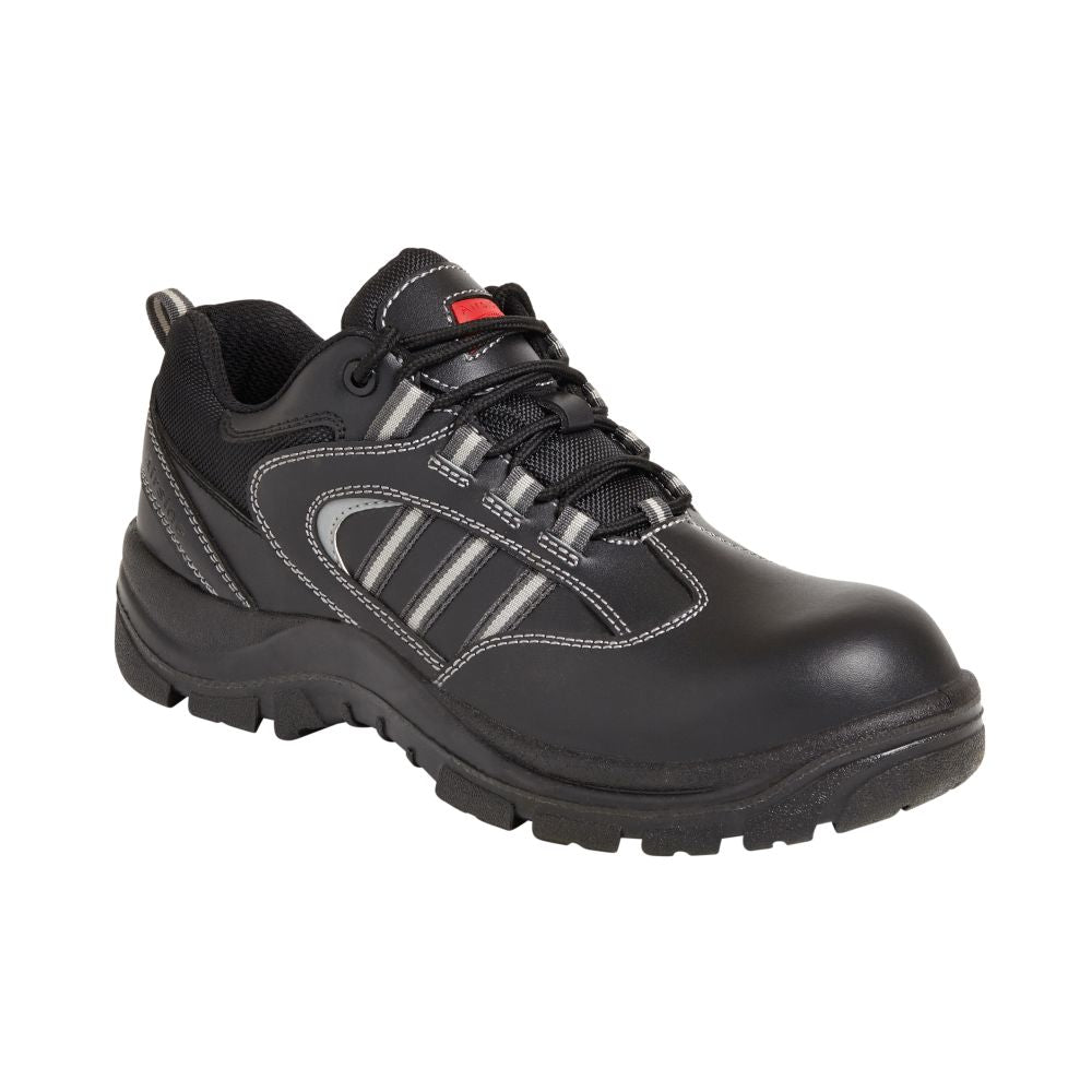 This is an image of Airside - Black Non-Metallic Safety Shoe SS705CM 12 available to order from T.H Wiggans Architectural Ironmongery in Kendal, quick delivery and discounted prices.