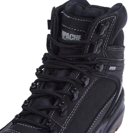 This is an image of Apache - Black Waterproof Safety Hiker RANGER BLACK 7 available to order from T.H Wiggans Architectural Ironmongery in Kendal, quick delivery and discounted prices.