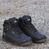 This is an image of Apache - Black Waterproof Safety Hiker RANGER BLACK 12 available to order from T.H Wiggans Architectural Ironmongery in Kendal, quick delivery and discounted prices.