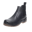 This is an image of Apache - Black Safety Dealer Boot AP714SM 13 available to order from T.H Wiggans Architectural Ironmongery in Kendal, quick delivery and discounted prices.