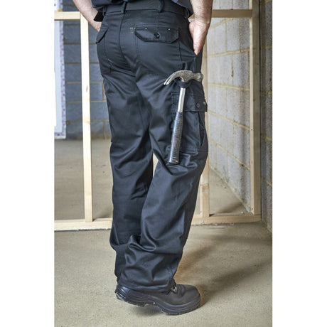 This is an image of Apache - Black Industry Trouser APINDBLACK L31W32 available to order from T.H Wiggans Architectural Ironmongery in Kendal, quick delivery and discounted prices.