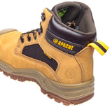 This is an image of Apache - Honey Nubuck Metal Free Waterproof Safety Boot Arizona 13 available to order from T.H Wiggans Architectural Ironmongery in Kendal, quick delivery and discounted prices.