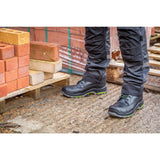 This is an image of Apache - Black Metal Free Waterproof Safety Boot Dakota 13 available to order from T.H Wiggans Architectural Ironmongery in Kendal, quick delivery and discounted prices.