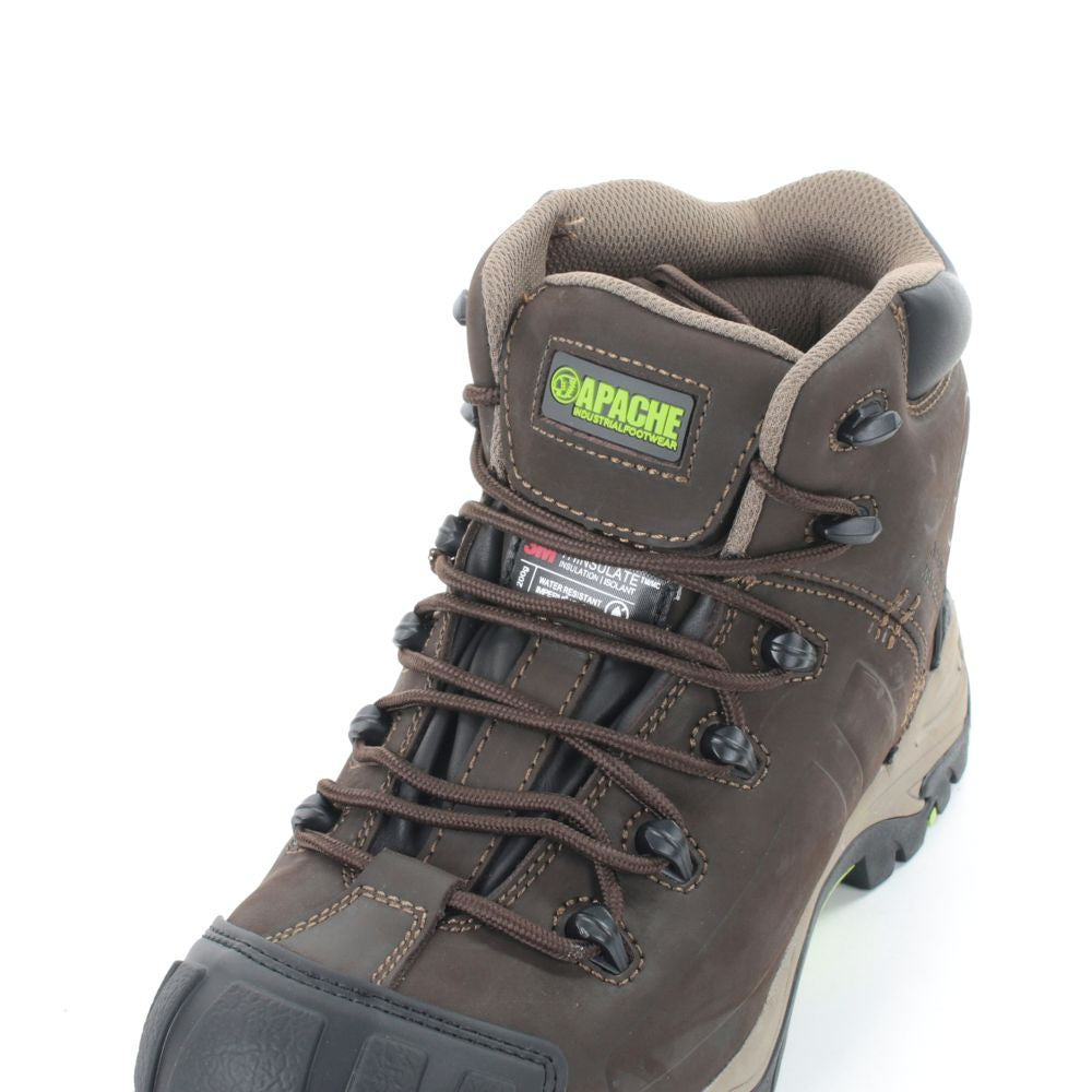 This is an image of Apache - Non Metallic Brown Waterproof Boot Neptune 6 available to order from T.H Wiggans Architectural Ironmongery in Kendal, quick delivery and discounted prices.