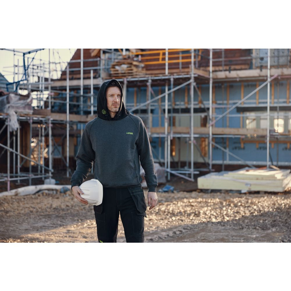 This is an image of Apache - Hooded Sweatshirt 320 GSM Kingston Hoody L available to order from T.H Wiggans Architectural Ironmongery in Kendal, quick delivery and discounted prices.