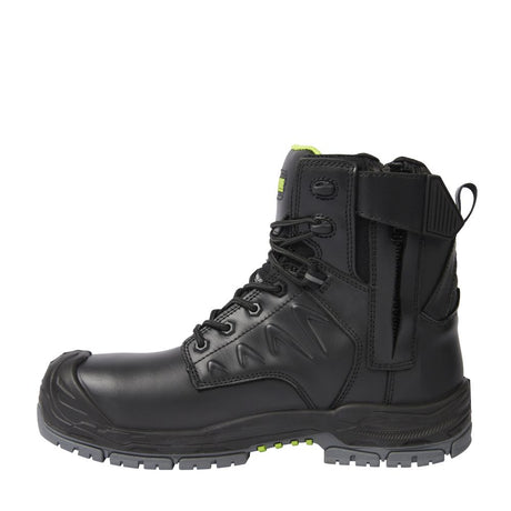 This is an image of Apache - Side Zip Black Waterproof Boot - GTS Outsole Chilliwack 13 available to order from T.H Wiggans Architectural Ironmongery in Kendal, quick delivery and discounted prices.