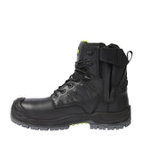 This is an image of Apache - Side Zip Black Waterproof Boot - GTS Outsole Chilliwack 6 available to order from T.H Wiggans Architectural Ironmongery in Kendal, quick delivery and discounted prices.