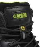 This is an image of Apache - Black Waterproof ESD Safety Boot - GTS Outsole Cranbrook 13 available to order from T.H Wiggans Architectural Ironmongery in Kendal, quick delivery and discounted prices.