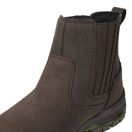 This is an image of Apache - Brown Water Resistant Dealer Boot - GTS Outsole Wabana 11 available to order from T.H Wiggans Architectural Ironmongery in Kendal, quick delivery and discounted prices.