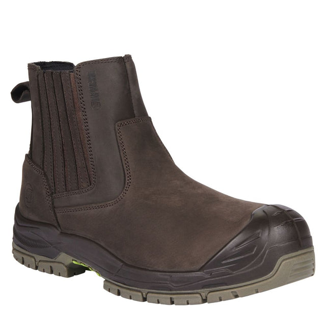 This is an image of Apache - Brown Water Resistant Dealer Boot - GTS Outsole Wabana 13 available to order from T.H Wiggans Architectural Ironmongery in Kendal, quick delivery and discounted prices.