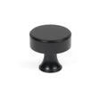 This is an image showing From The Anvil - Matt Black Scully Cabinet Knob - 32mm available from T.H Wiggans Architectural Ironmongery in Kendal, quick delivery and discounted prices