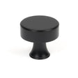 This is an image showing From The Anvil - Matt Black Scully Cabinet Knob - 38mm available from T.H Wiggans Architectural Ironmongery in Kendal, quick delivery and discounted prices