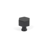 This is an image showing From The Anvil - Matt Black Kahlo Cabinet Knob - 25mm available from T.H Wiggans Architectural Ironmongery in Kendal, quick delivery and discounted prices