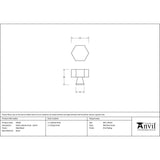 This is an image showing From The Anvil - Matt Black Kahlo Cabinet Knob - 32mm available from trade door handles, quick delivery and discounted prices