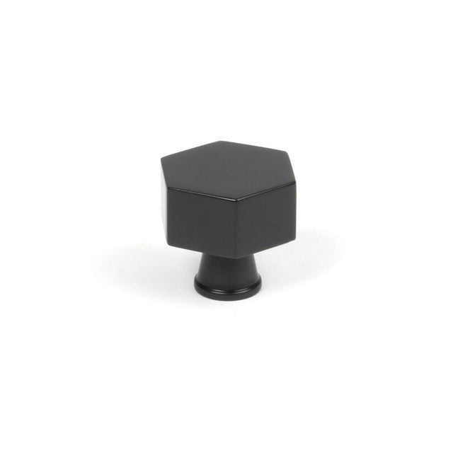 This is an image showing From The Anvil - Matt Black Kahlo Cabinet Knob - 32mm available from T.H Wiggans Architectural Ironmongery in Kendal, quick delivery and discounted prices