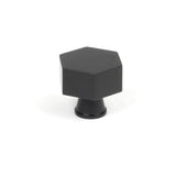 This is an image showing From The Anvil - Matt Black Kahlo Cabinet Knob - 38mm available from T.H Wiggans Architectural Ironmongery in Kendal, quick delivery and discounted prices
