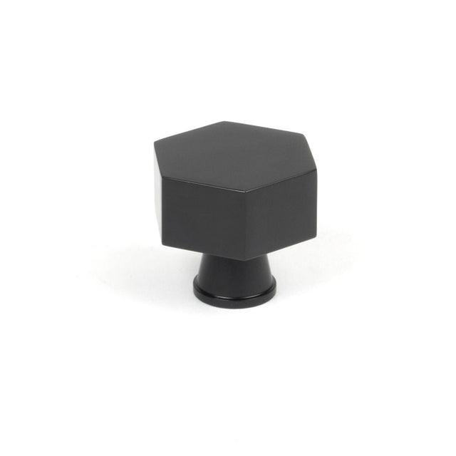 This is an image showing From The Anvil - Matt Black Kahlo Cabinet Knob - 38mm available from T.H Wiggans Architectural Ironmongery in Kendal, quick delivery and discounted prices