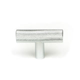 This is an image showing From The Anvil - Polished Chrome Brompton T-Bar available from trade door handles, quick delivery and discounted prices