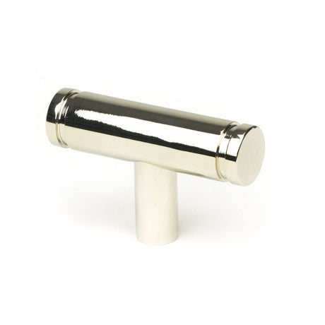 This is an image showing From The Anvil - Polished Nickel Kelso T-Bar available from T.H Wiggans Architectural Ironmongery in Kendal, quick delivery and discounted prices