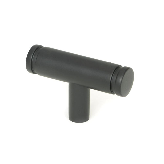 This is an image showing From The Anvil - Matt Black Kelso T-Bar available from T.H Wiggans Architectural Ironmongery in Kendal, quick delivery and discounted prices