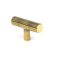 This is an image showing From The Anvil - Aged Brass Judd T-Bar available from T.H Wiggans Architectural Ironmongery in Kendal, quick delivery and discounted prices