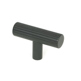 This is an image showing From The Anvil - Matt Black Judd T-Bar available from T.H Wiggans Architectural Ironmongery in Kendal, quick delivery and discounted prices