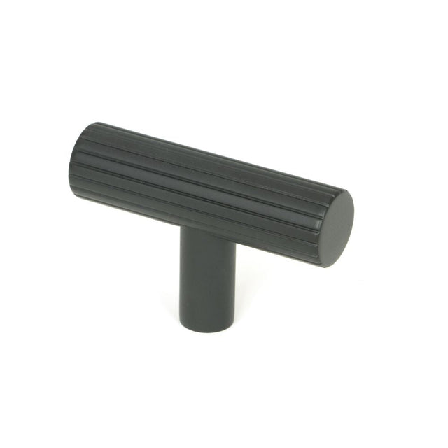 This is an image showing From The Anvil - Matt Black Judd T-Bar available from T.H Wiggans Architectural Ironmongery in Kendal, quick delivery and discounted prices