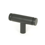 This is an image showing From The Anvil - Aged Bronze Kelso T-Bar available from T.H Wiggans Architectural Ironmongery in Kendal, quick delivery and discounted prices