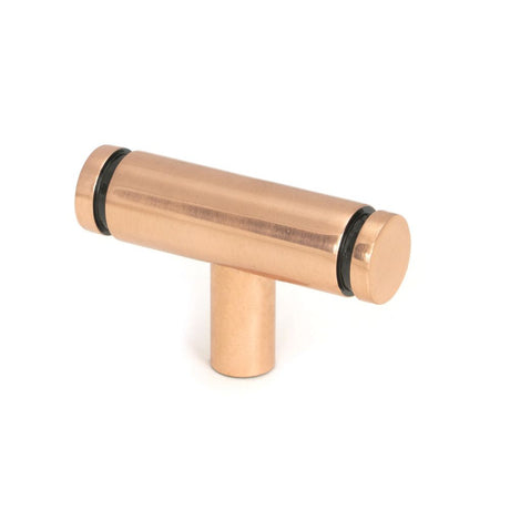 This is an image showing From The Anvil - Polished Bronze Kelso T-Bar available from T.H Wiggans Architectural Ironmongery in Kendal, quick delivery and discounted prices